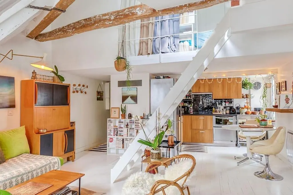 Bastille Duplex Sous Les Toits Paris Apartamento